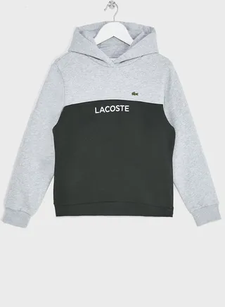 Kids Color Block Logo Hoodie 