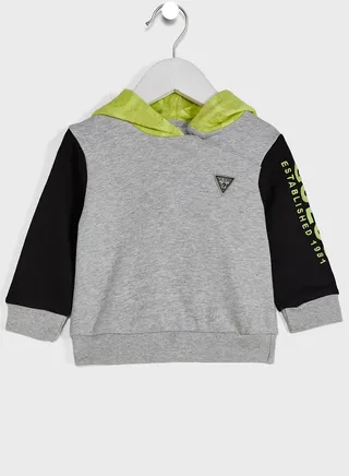 Kids Colour Block Hoodie 