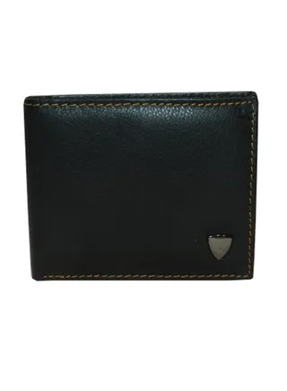 Leather Designer Wallet Black 