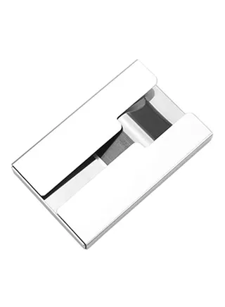 Aluminum Card Case Silver 