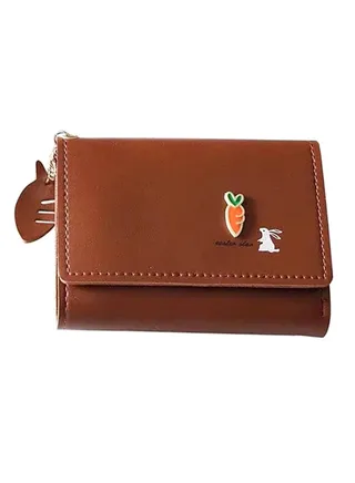 Sleek Lightweight Casual Wallet Brown 