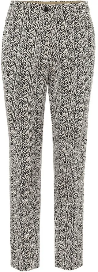 Embroidered slim-fit pants