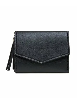 Sleek Lightweight Casual Wallet Black 