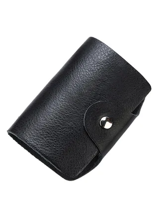26 Slots Business ID Card Case Black 