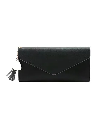 Sleek Lightweight Casual Wallet Black 