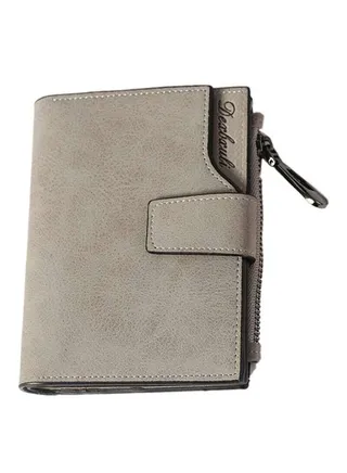 Vintage Design Wallet Grey 