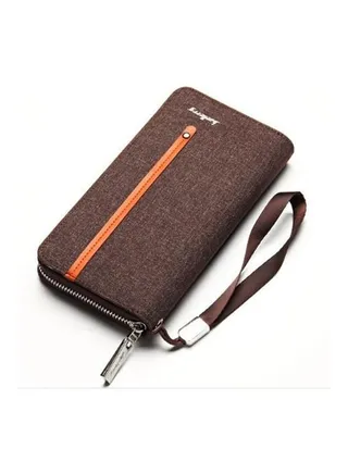 Baellerry Printed Casual Wallet Brown 