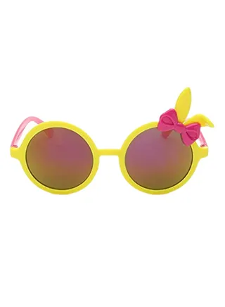 Kids' Fashion Round UV Protection Metal Sunglasses 