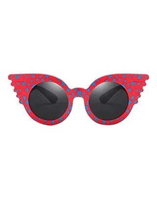 Kids' Fashion Polarized Butterfly Frame Sunglasses 