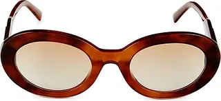 53MM Oval Sunglasses