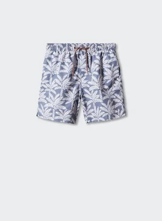 Kids Leaf Print Shorts 