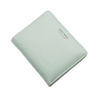 Two Fold Multi Card Wallet Green 