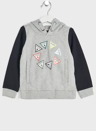 Kids Colour Block Hoodie 