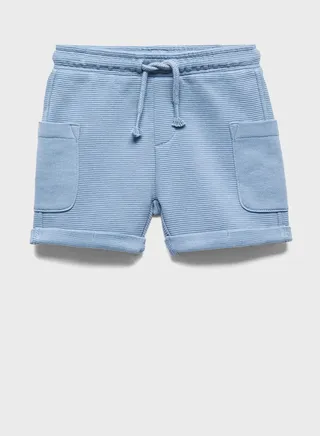 Kids Drawstring Bermuda Shorts 