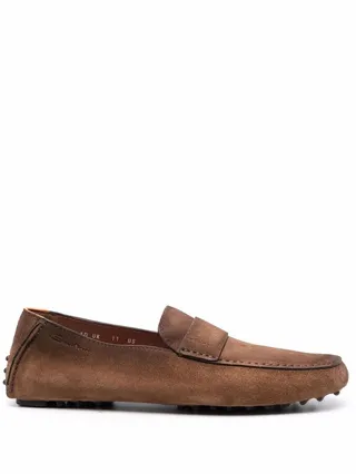 Round-Toe Penny Loafers