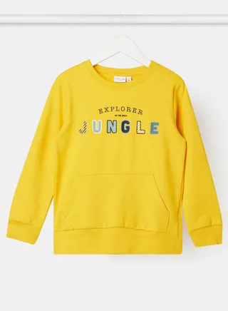Kids Slogan Sweatshirt 