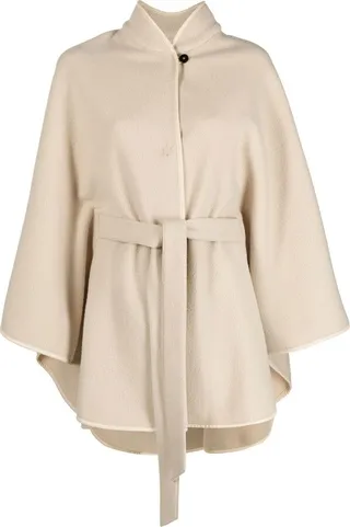 Belted Hooded Cape