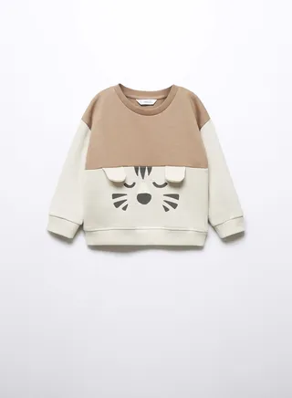 Kids Cartoon Print Sweatshirt 