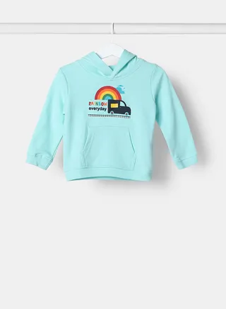 Baby Boys Hoodie Sea Blue 