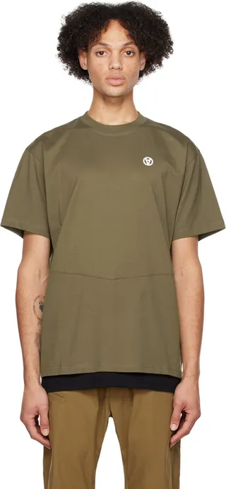 ACRONYM Khaki Layered T-Shirt