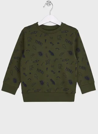 Kids Graphic Print Sweatshirt 