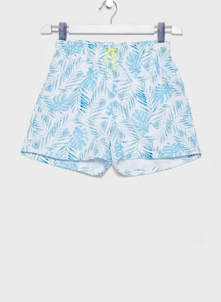 Kids Palm Print Shorts 