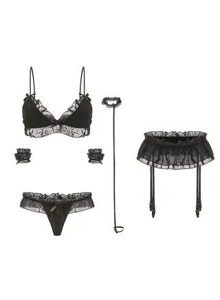 Comfortable underwear set new creative lace underwear set 