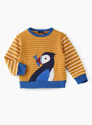 Sweat top with print 