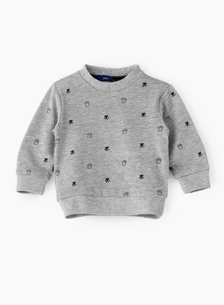 Aop sweat top 