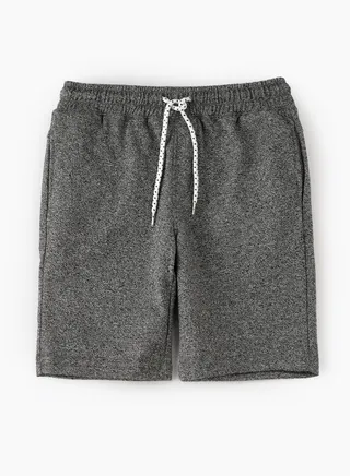 Solid knitted shorts 