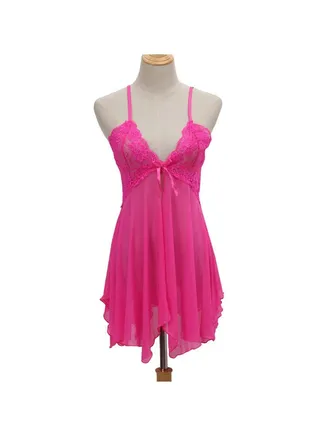 Women Babydoll Sleepwear Bridal Nightgown Lingerie Dress. 
