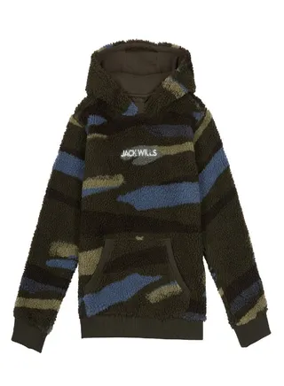 Jack Wills Borg Camo Hoodie 