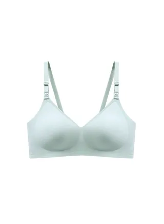 3D soft support breastfeeding bra during pregnancy anti-sag simple seamless underwear. 