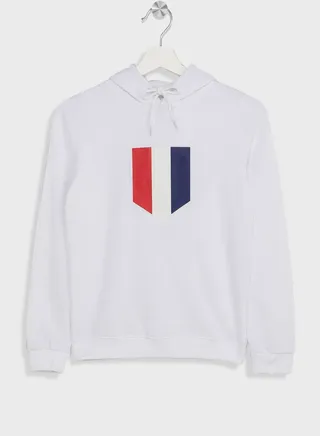 Boys Casual Printed Hoodie 