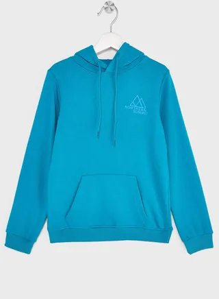 Front & Back Printed Hoodie For Boys 