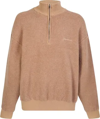 Jacquemus La Maille Berger Zip Collar Sweater