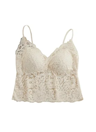 Erotic Lace Perspective Open Bra Lingerie Suit. 