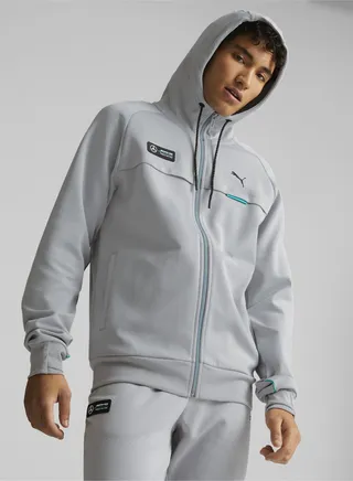 Mercedes-AMG Petronas Motorsport Formula One Mens Hooded Sweat Jacket 