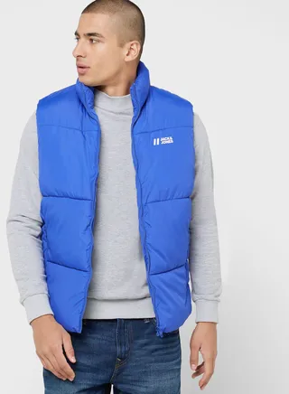 Zip Through Puffer Gilet 