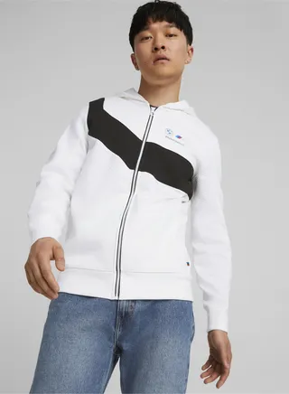 BMW M Motorsport Mens Hooded Sweat Jacket 