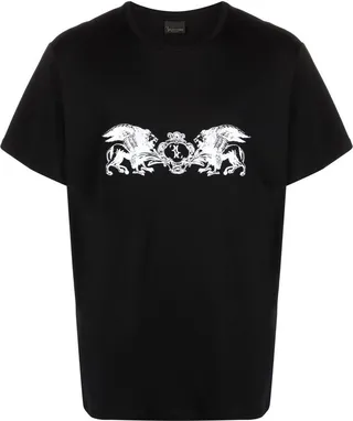 logo-print detail T-shirt