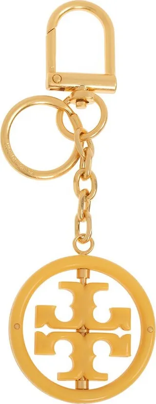 Tory Burch Logo Charm Linked Key Ring