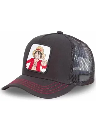 One Piece Luffy Summer Cartoon Baseball Cap Mesh Hat 