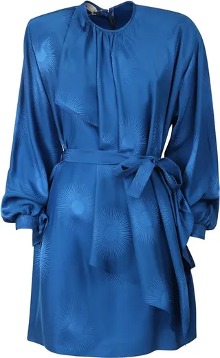 Stella McCartney Draped Crewneck Mini Dress