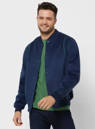 Tweed Baseball Jacket 