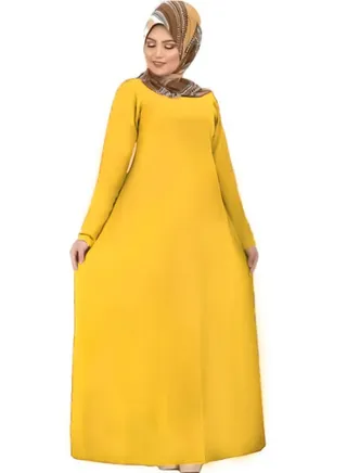 Rosaline women's long abaya with sleeves 