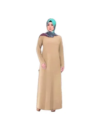 Rosaline women's long abaya 