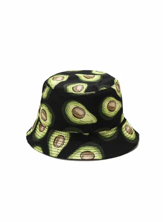 Unisex Print Double Side Wear Reversible Bucket Hat 