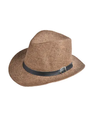 Wide-Brim Foldable Floppy Hat Coffee 