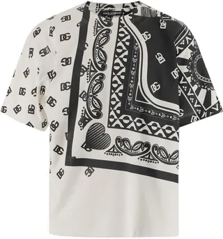 Dolce & Gabbana Bandana Print Crewneck T-Shirt